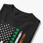 Irish American Flag Shamrock T-Shirt