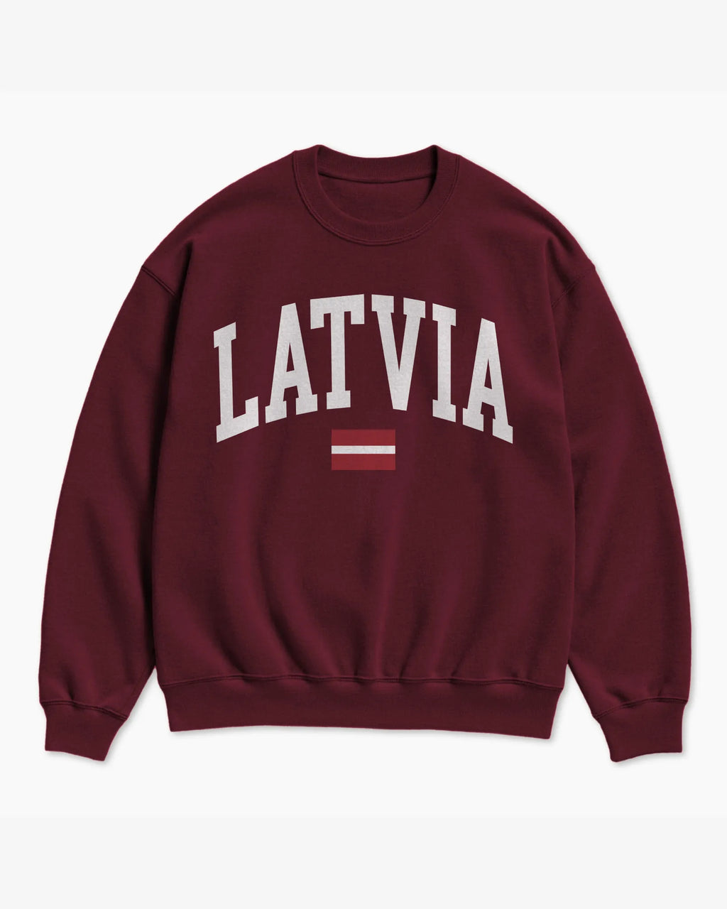 Latvia Collegiate Flag Sweatshirt
