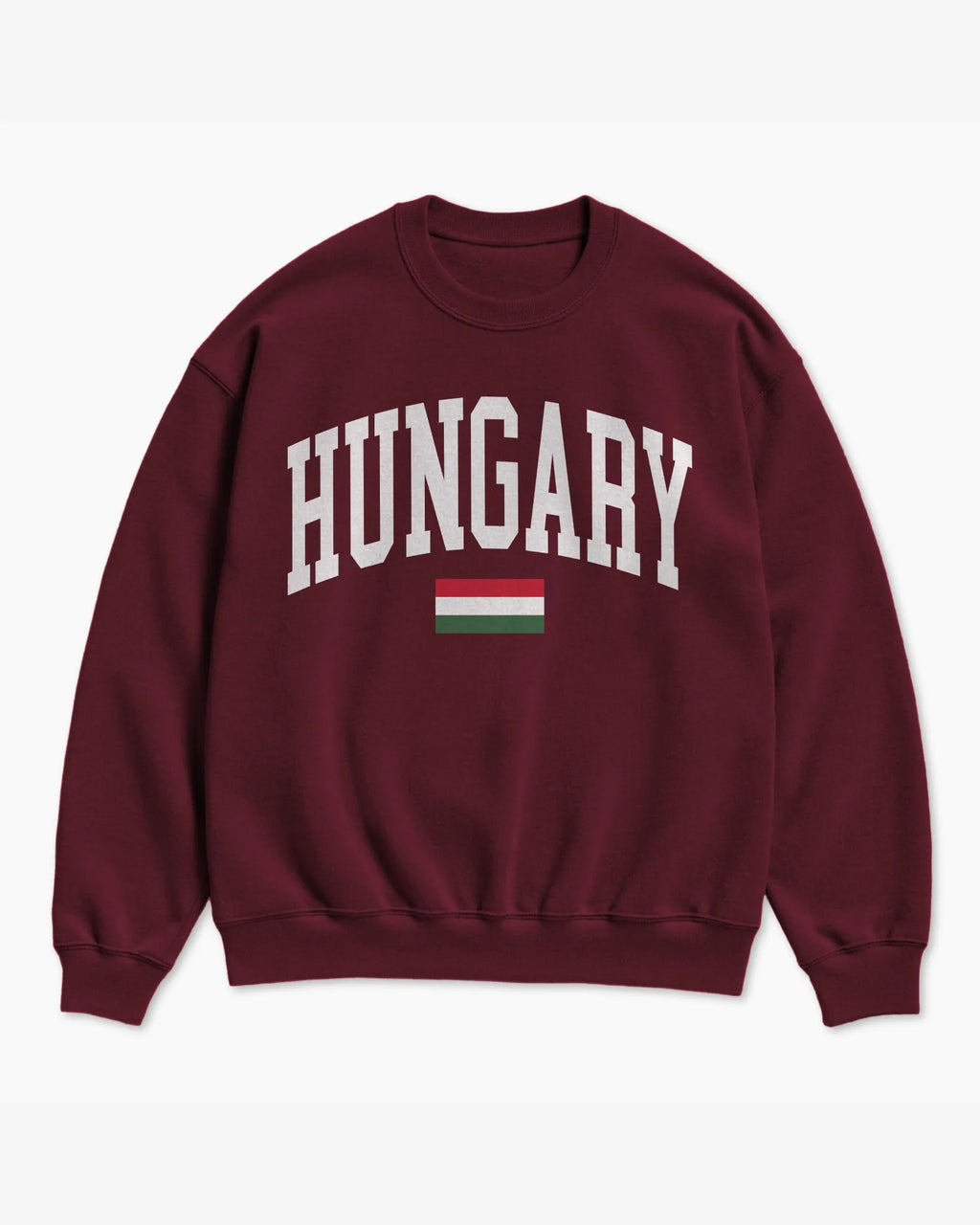Hungary Collegiate Flag Sweatshirt