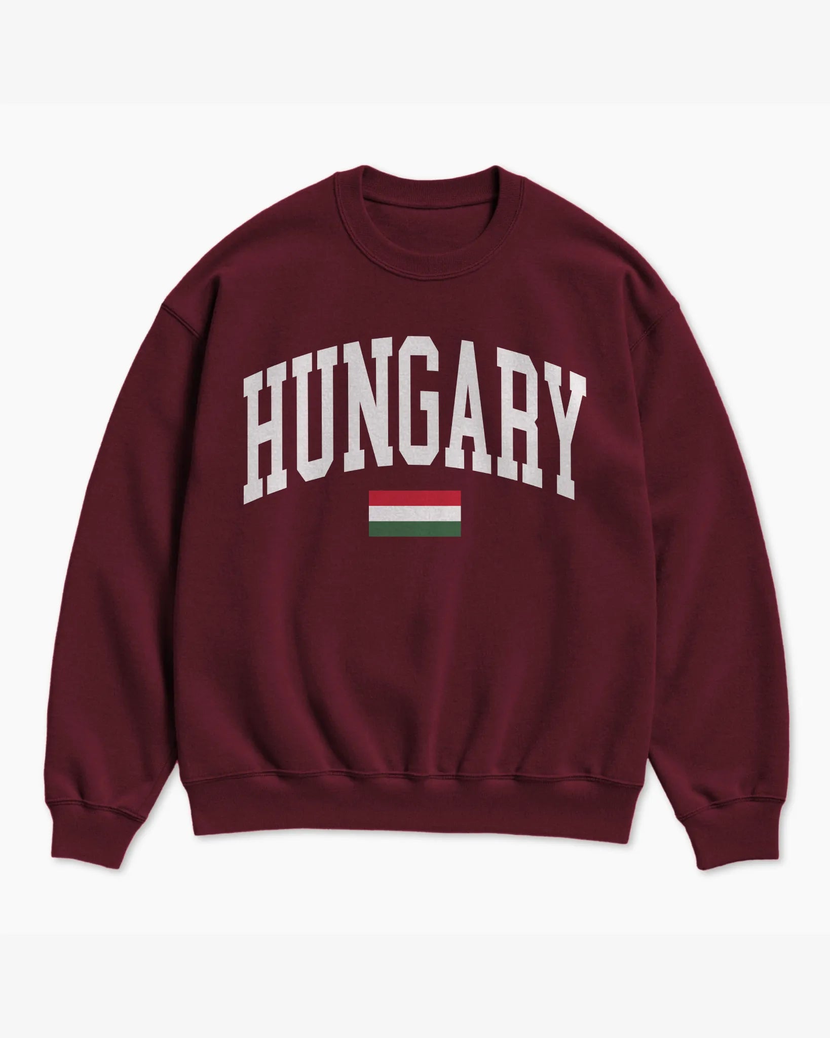 Hungary Collegiate Flag Sweatshirt