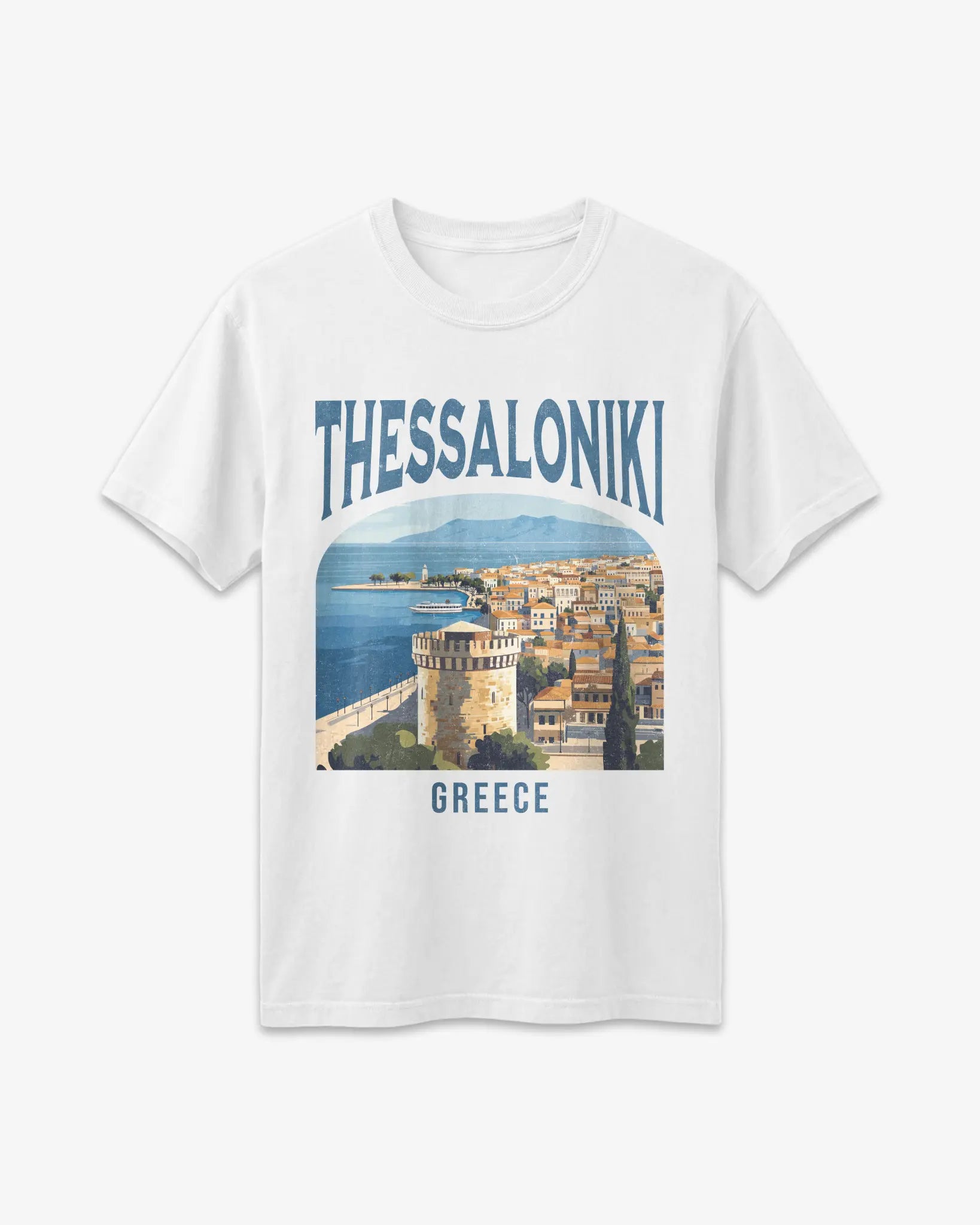 Thessalonki Greece Vintage Travel Poster T-Shirt