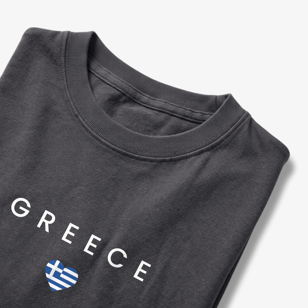 Greece Minimal Flag T-Shirt