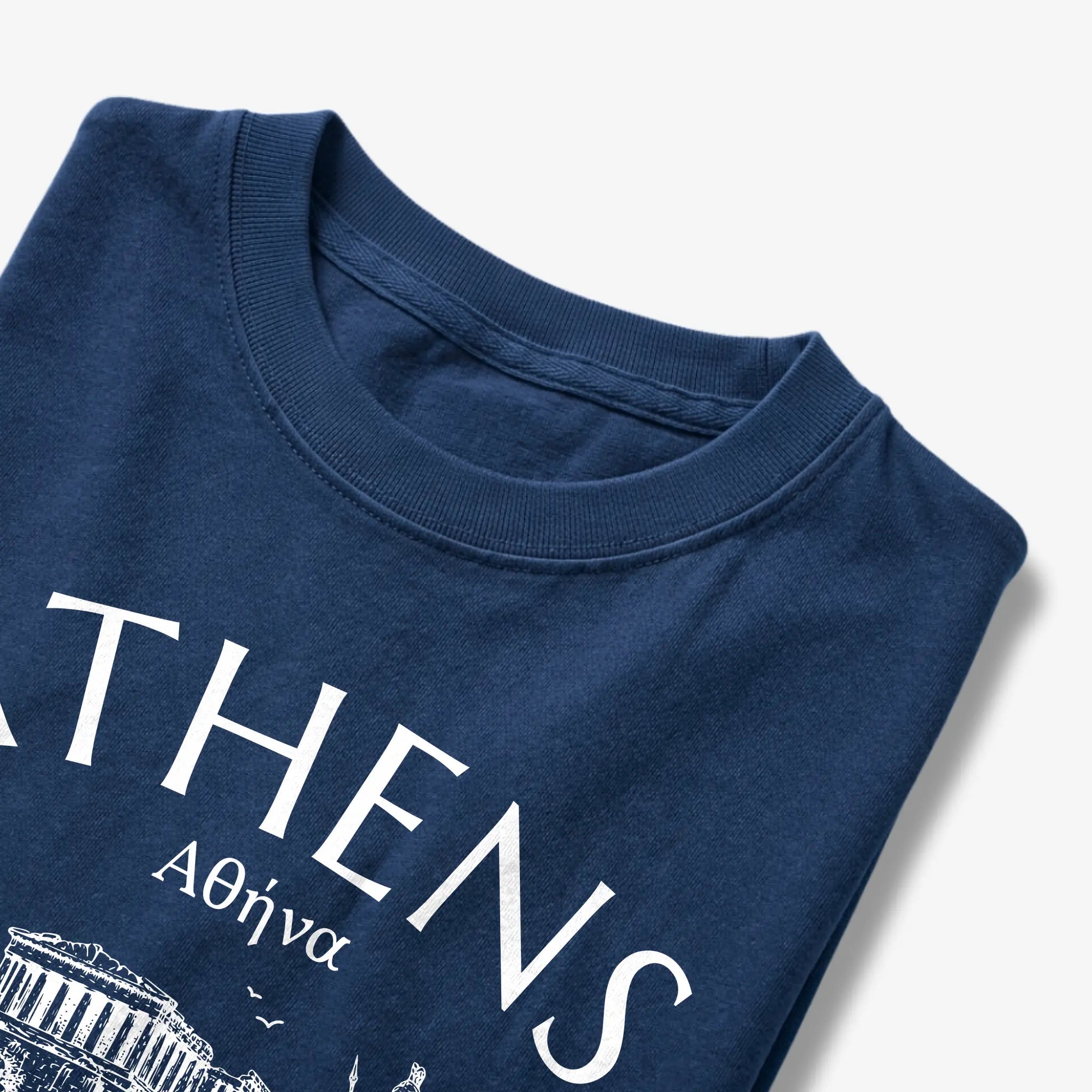 Athens Greece Acropolis Line Art Graphic T-Shirt