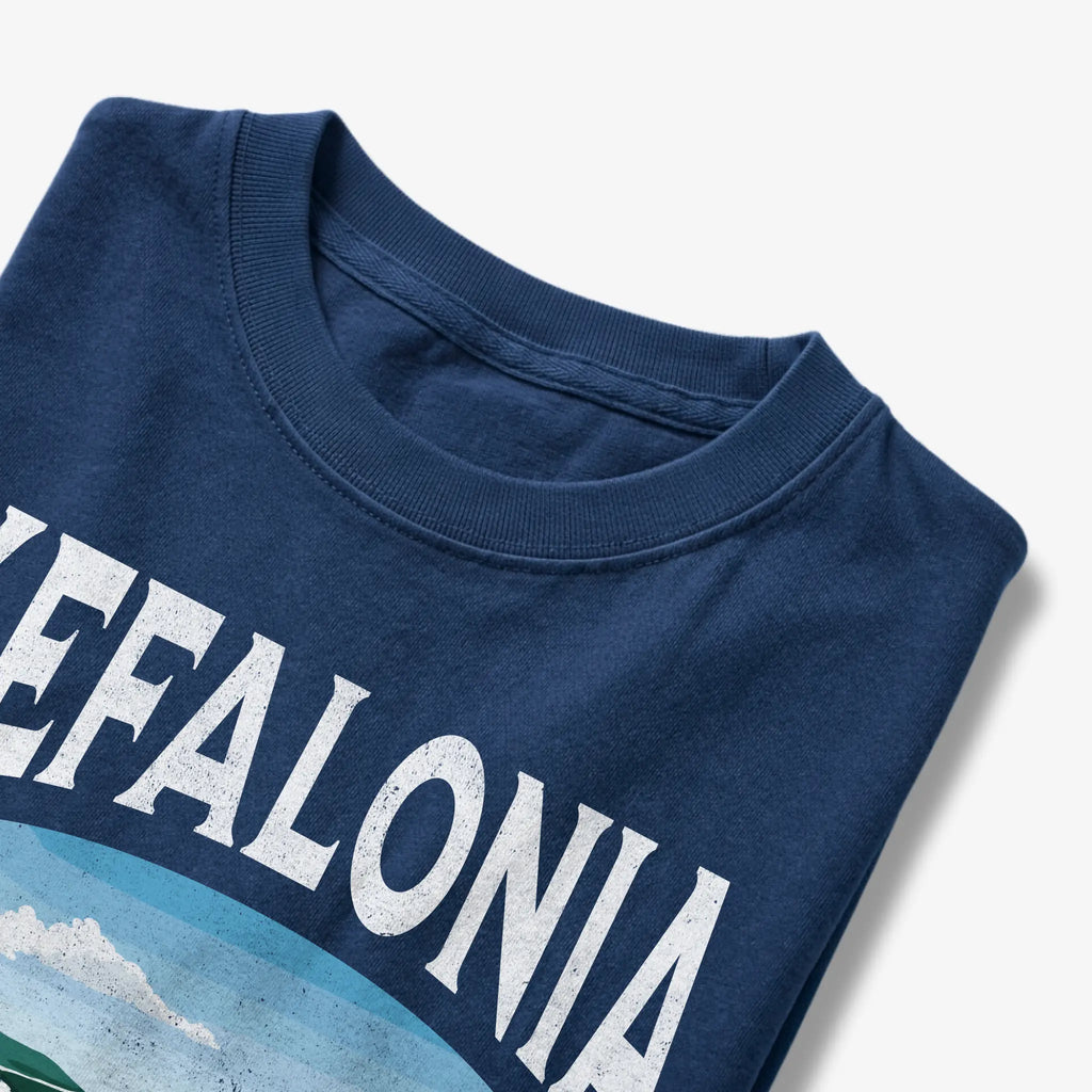Kefalonia Greece Vintage Travel Poster T-Shirt