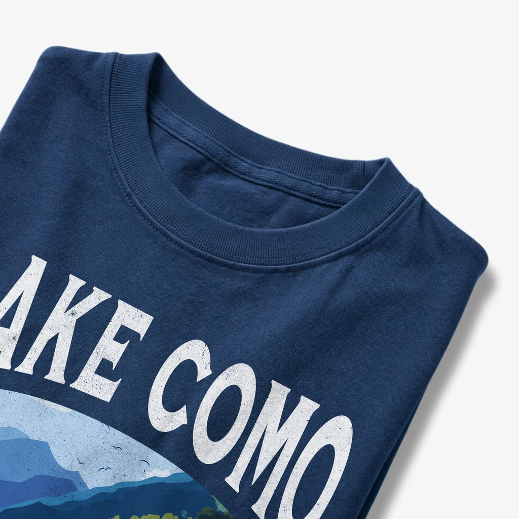 Lake Como Italy Vintage Travel Poster T-Shirt