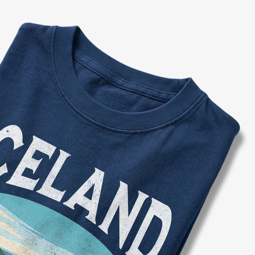 Iceland Vintage Travel Poster T-Shirt