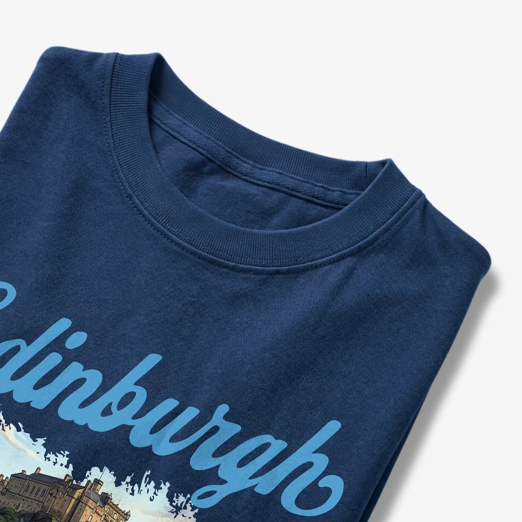Edinburgh Retro Travel Poster T-Shirt