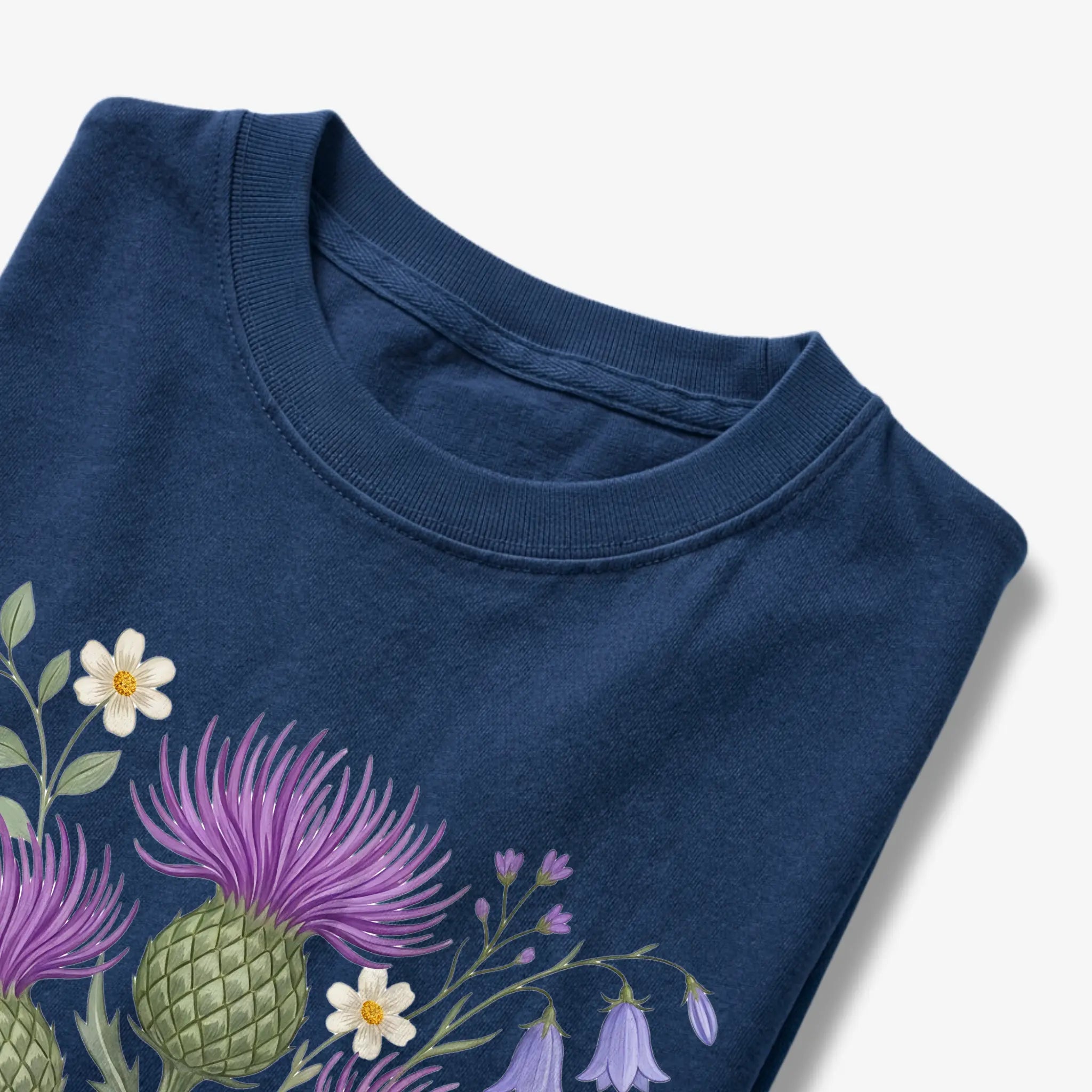 Scottish Thistle Botanical Wildflower T-Shirt