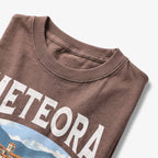 Meteora Greece Vintage Travel Poster T-Shirt