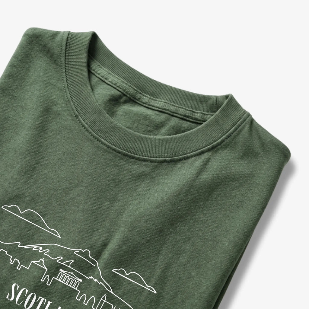 Scotland Alba Skyline Minimalist T-Shirt