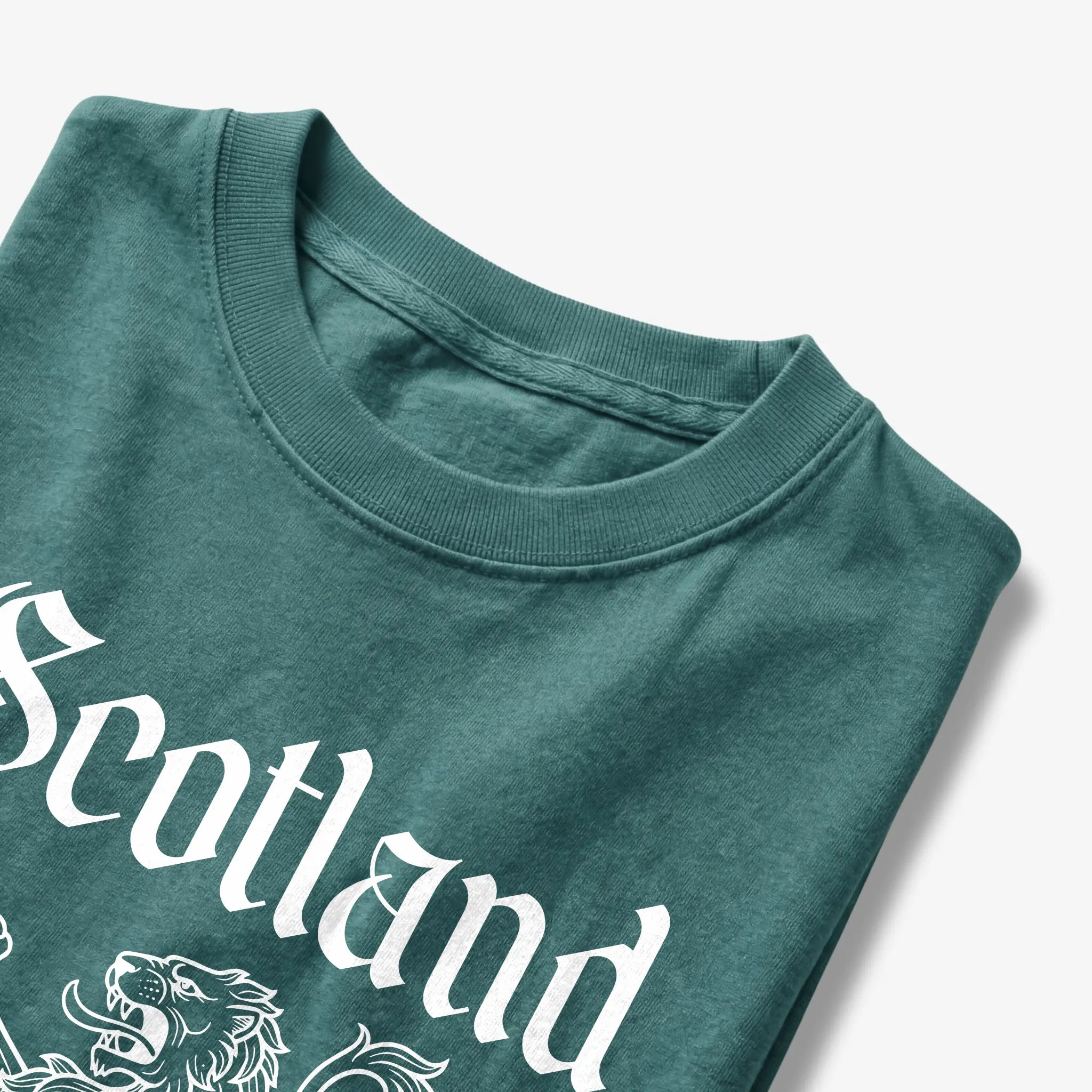 Scotland Lion Rampant Gothic Script T-Shirt