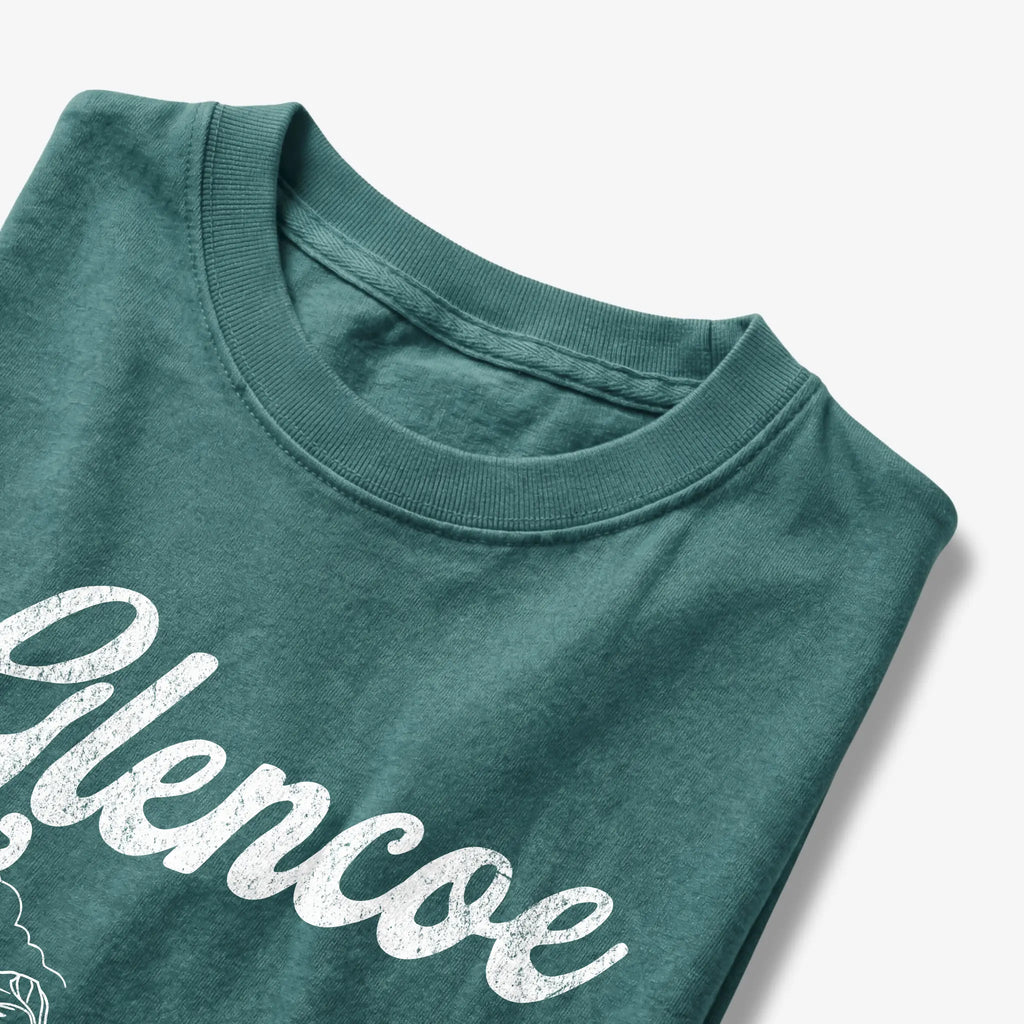 Glencoe Scotland Line Art T-Shirt