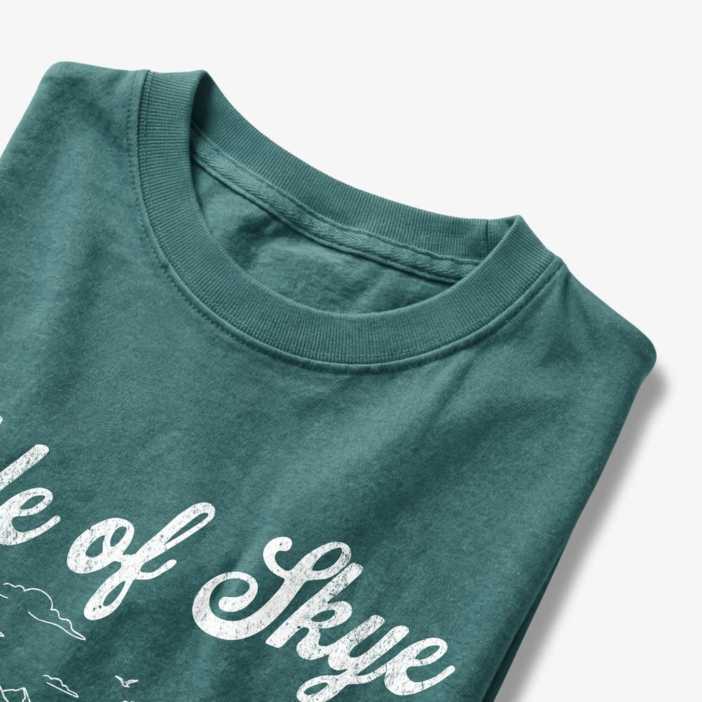 Isle of Skye Scotland Line Art T-Shirt