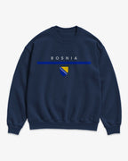 Bosnia Flagline Sweatshirt