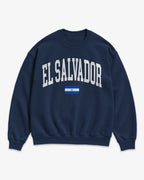 El Salvador Collegiate Flag Sweatshirt