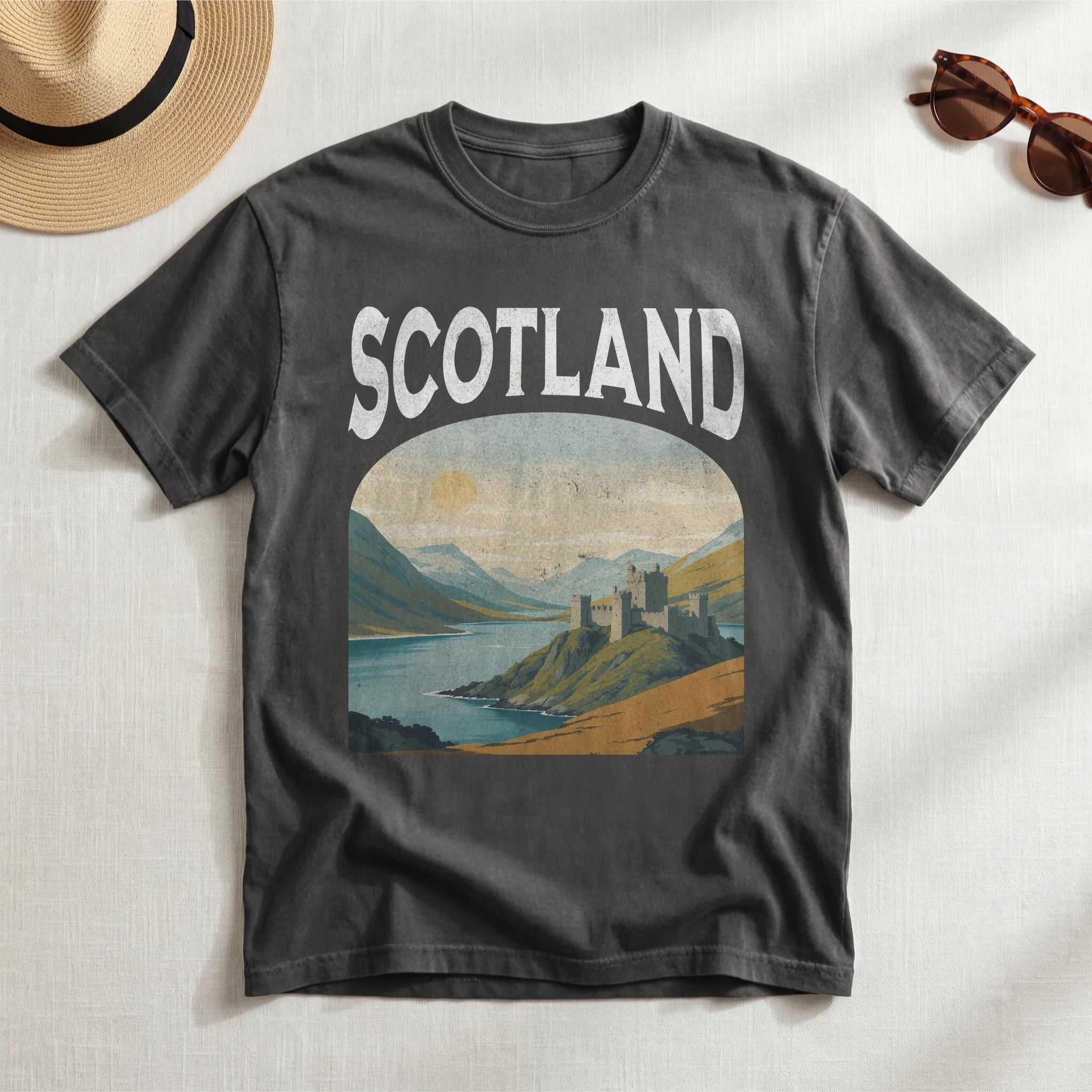 Scotland Vintage Travel Poster T-Shirt