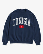 Tunisia Collegiate Flag Sweatshirt
