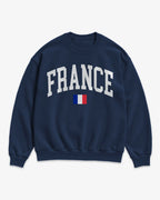 France Collegiate Flag Sweatshirt
