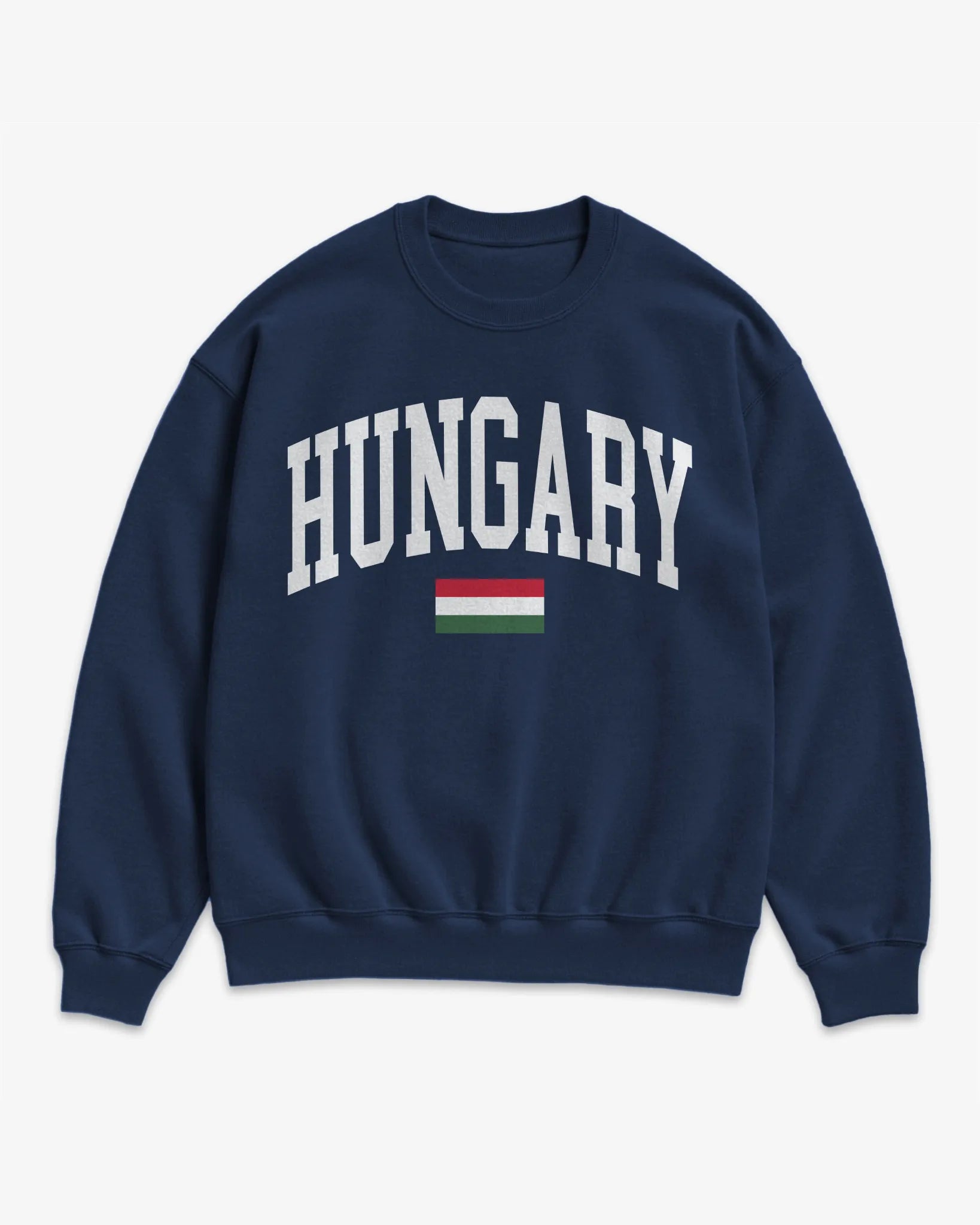 Hungary Collegiate Flag Sweatshirt