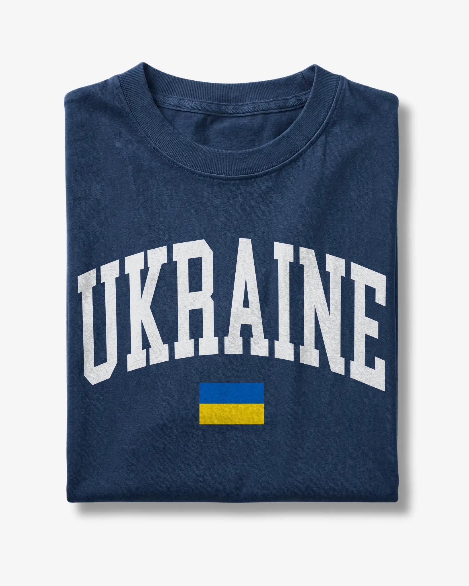 Ukraine Collegiate Flag T-Shirt