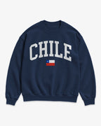 Chile Collegiate Flag Sweatshirt