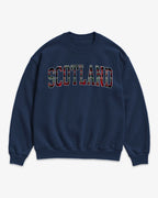 Scotland Tartan Letter Sweatshirt