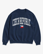 Czech Republic Collegiate Flag Sweatshirt
