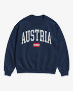 Austria Collegiate Flag Sweatshirt