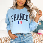 France Collegiate Flag Sweatshirt