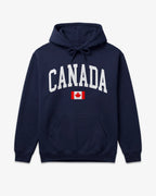 Canada Collegiate Flag Hoodie