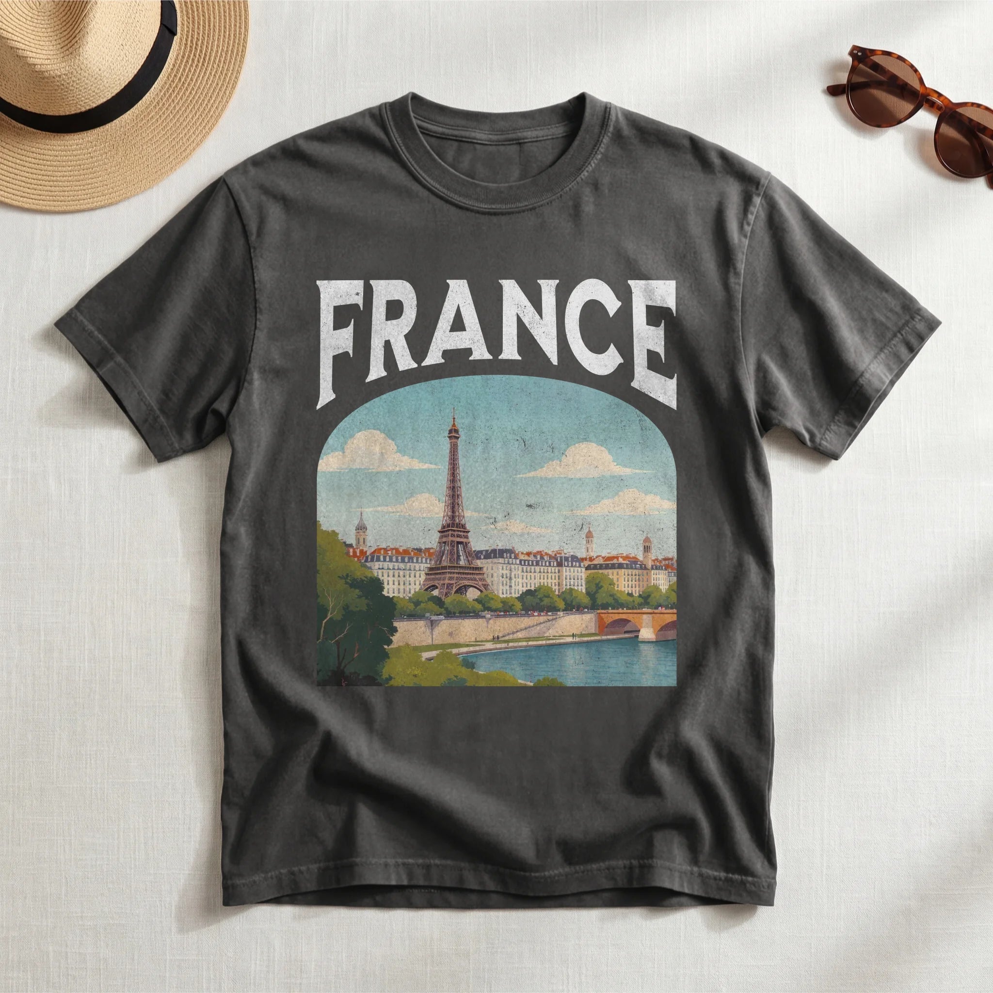 France Vintage Travel Poster T-Shirt