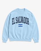 El Salvador Collegiate Flag Sweatshirt