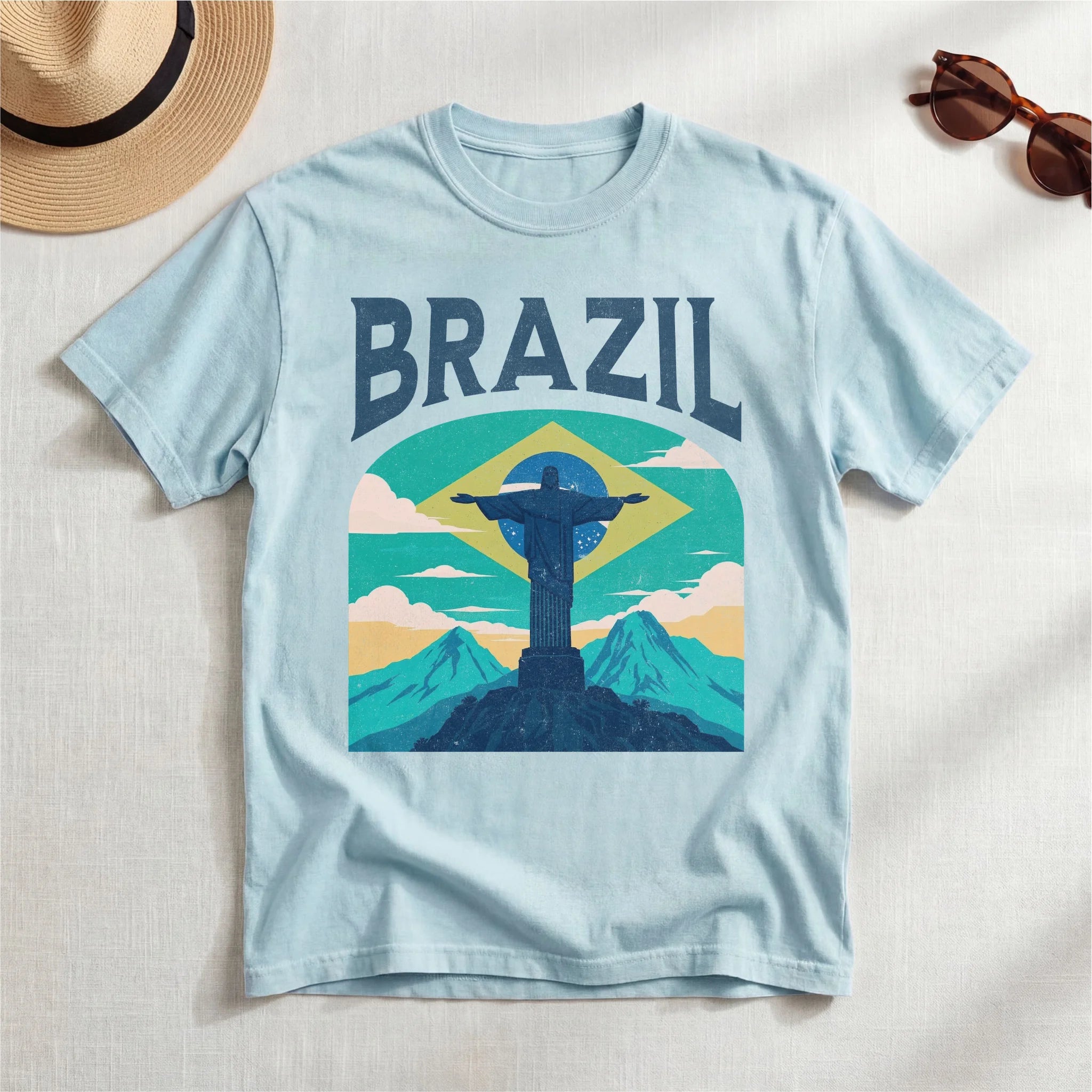 Brazil Vintage Travel Poster T-Shirt