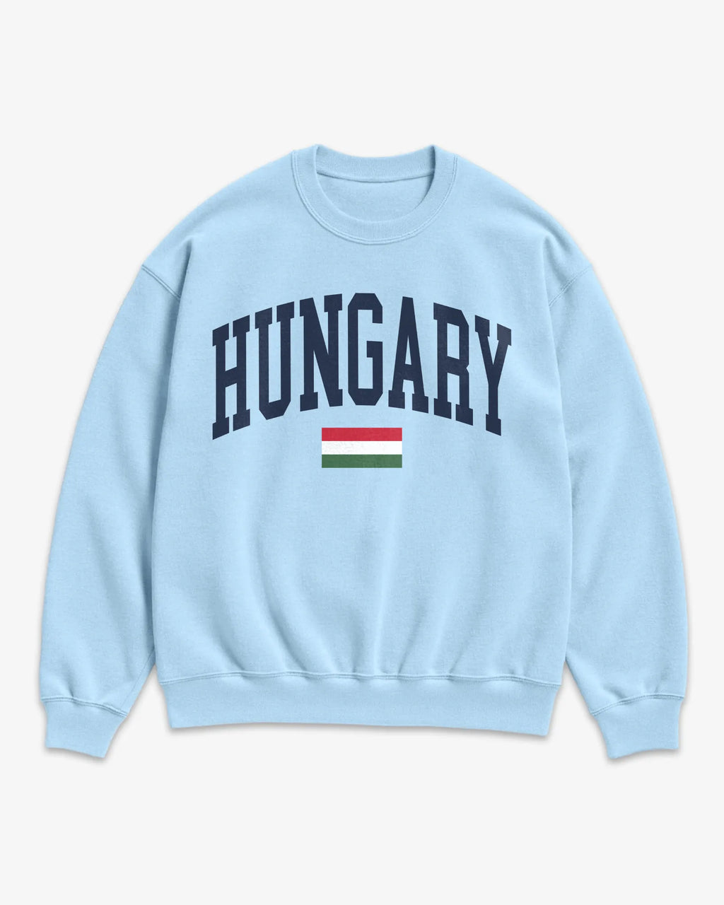 Hungary Collegiate Flag Sweatshirt