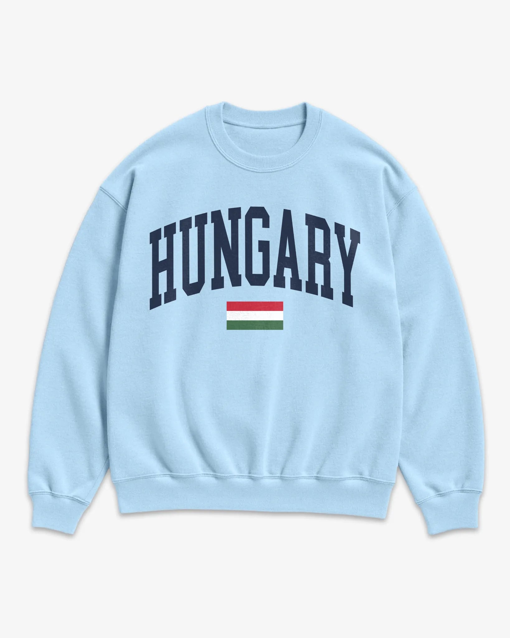 Hungary Collegiate Flag Sweatshirt