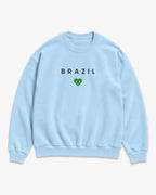 Brazil Minimal Flag Sweatshirt
