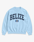 Belize Collegiate Flag Sweatshirt