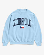 Czech Republic Collegiate Flag Sweatshirt