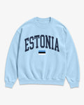 Estonia Collegiate Flag Sweatshirt