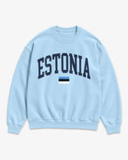 Estonia Collegiate Flag Sweatshirt
