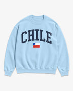 Chile Collegiate Flag Sweatshirt