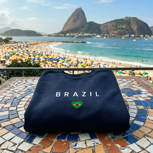 Brazil Minimal Flag Sweatshirt
