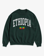 Ethiopia Collegiate Flag Sweatshirt