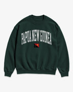 Papua New Guinea Collegiate Flag Sweatshirt