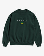 Brazil Minimal Flag Sweatshirt