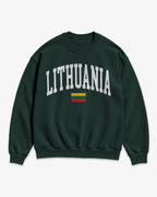 Lithuania Collegiate Flag Sweatshirt