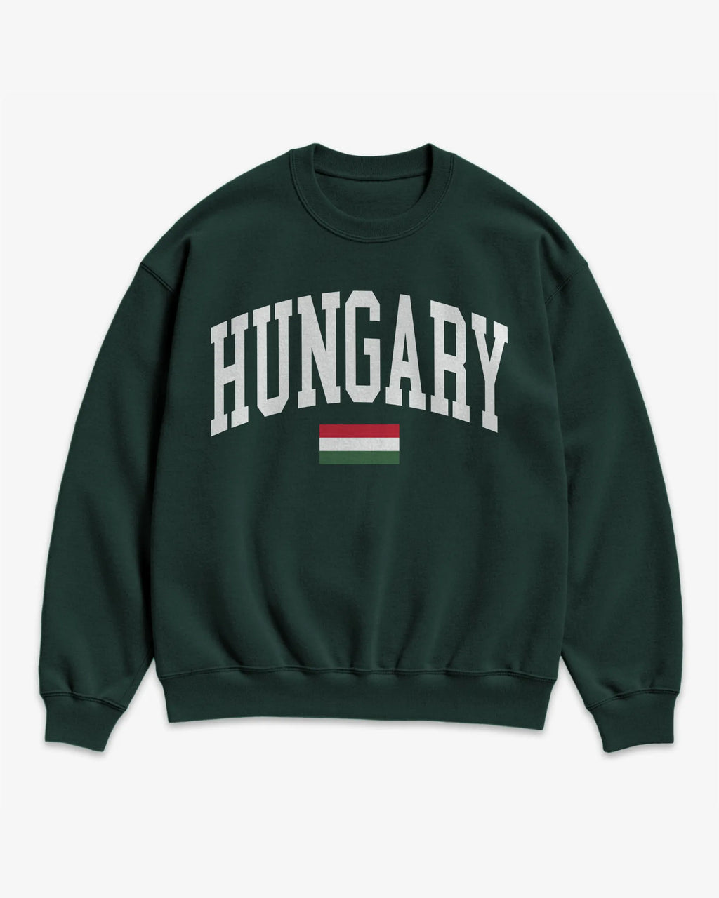 Hungary Collegiate Flag Sweatshirt