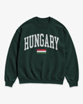 Hungary Collegiate Flag Sweatshirt