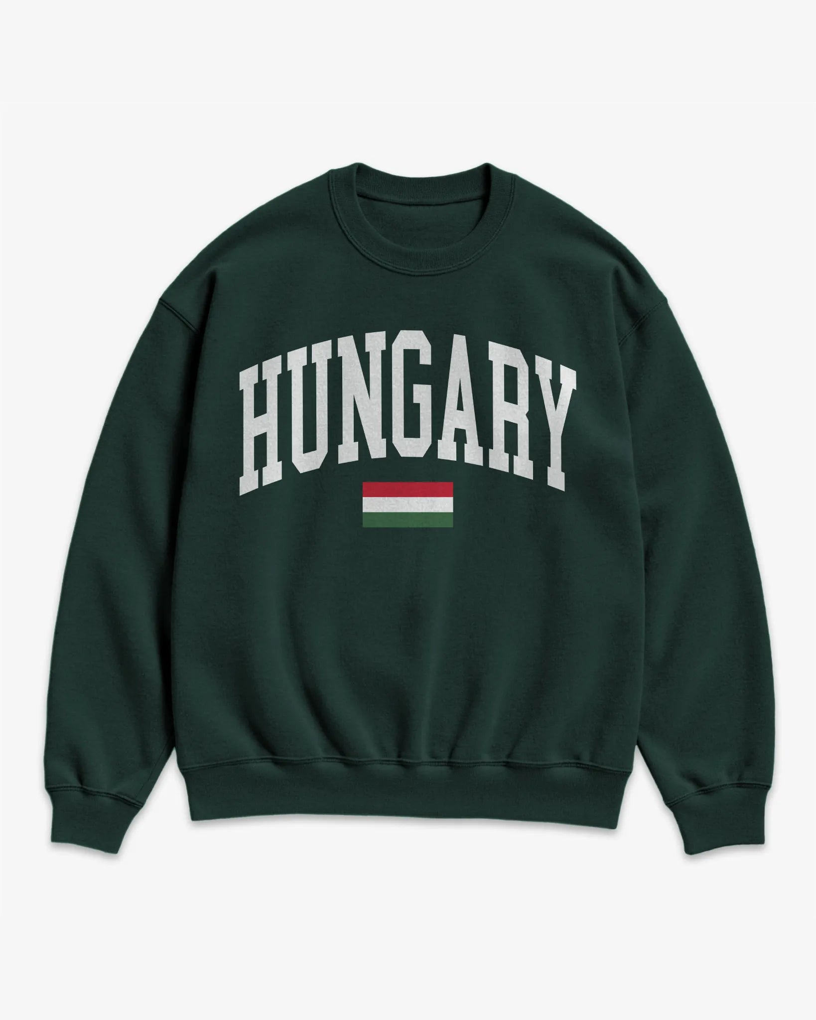 Hungary Collegiate Flag Sweatshirt