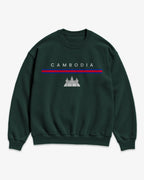 Cambodia Flagline Sweatshirt